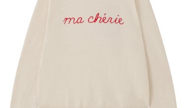Cashmere Ma Cherie Crew in Oatmeal, from Jumper 1234