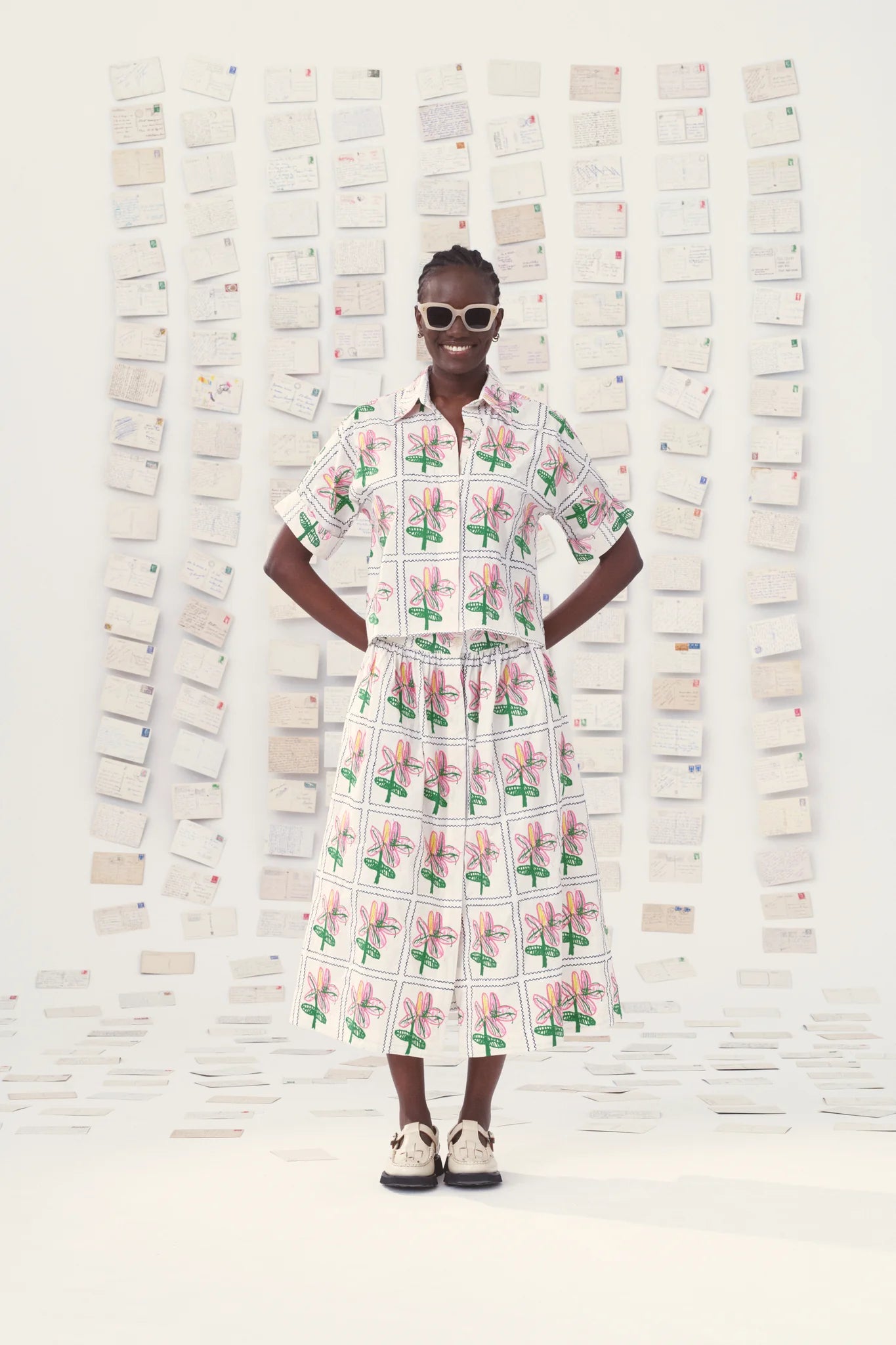 Cyclades Mona Skirt in Off-White, from Mii - Image 2