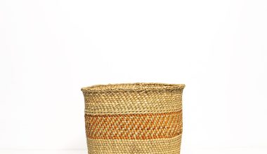 Medium Iringa Basket in Aburn Stripe
