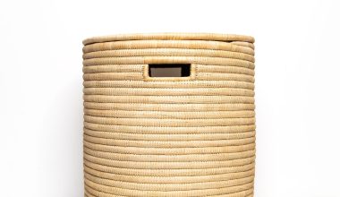 Medium Malawi Basket with Natural Wooden Handle