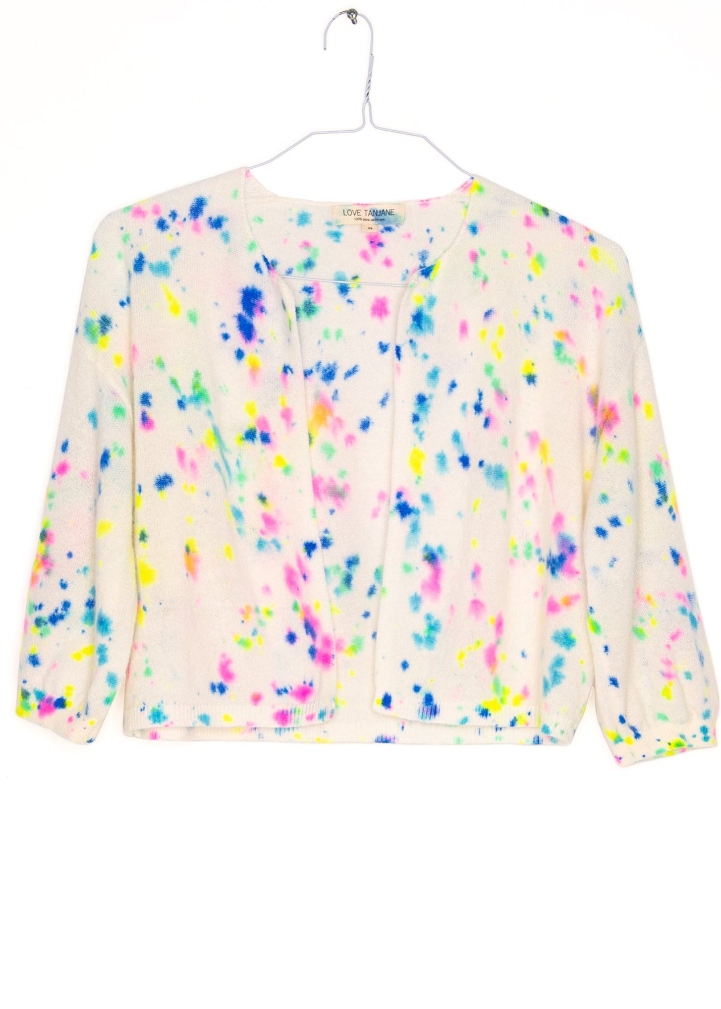 Mini Cashmere Confetti Cardigan, from Love Tanjane
