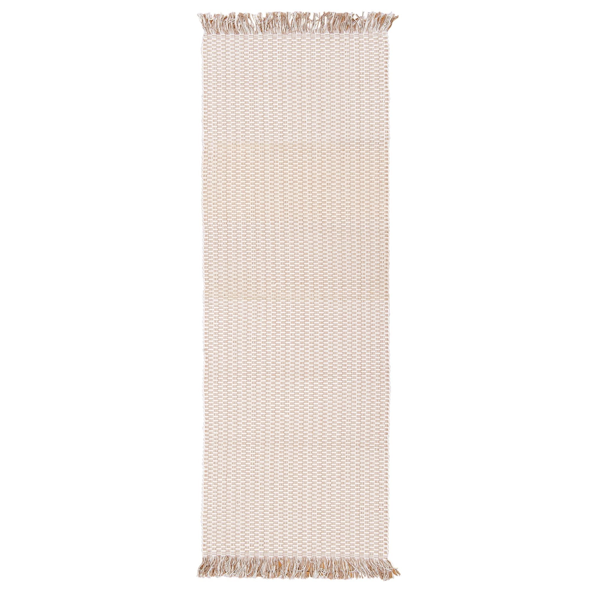 Hand-Loomed Cotton Rug