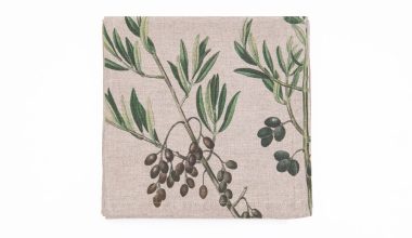Set of 6 Olives Napkins, from Linoroom