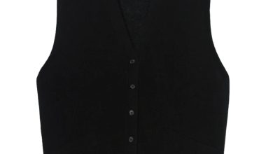 Oversize Waistcoat in Black, from Cordera