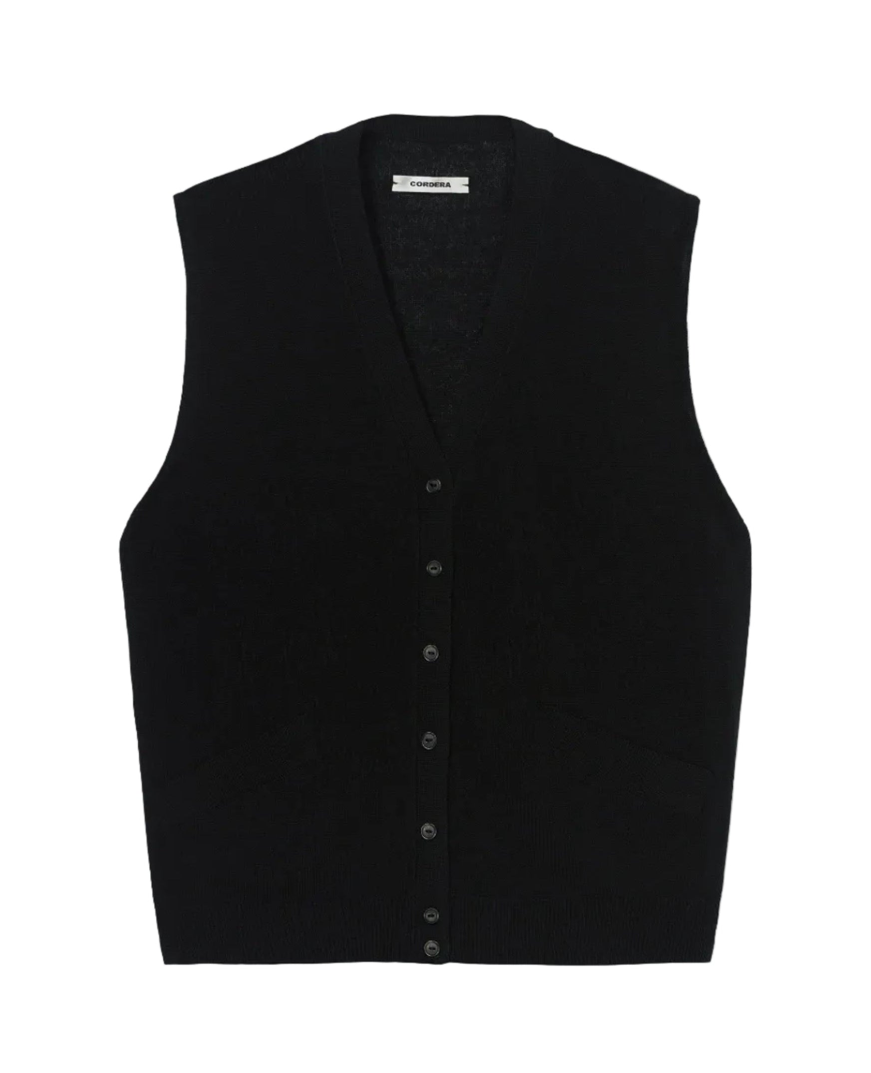 Oversize Waistcoat in Black, from Cordera