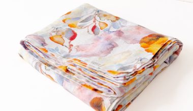 Orange Flow Tablecloth, from Linen Tales