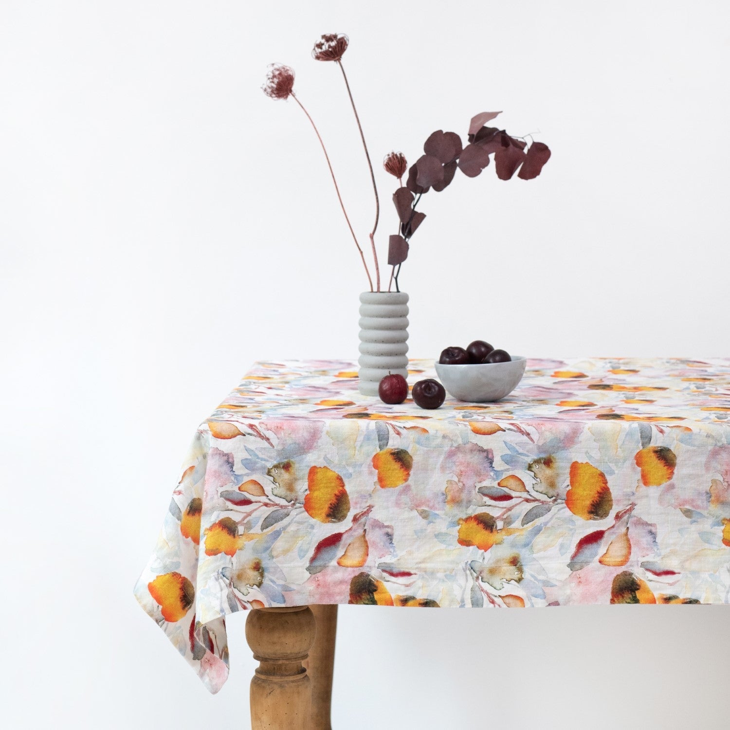 Orange Flow Tablecloth, from Linen Tales - Image 3