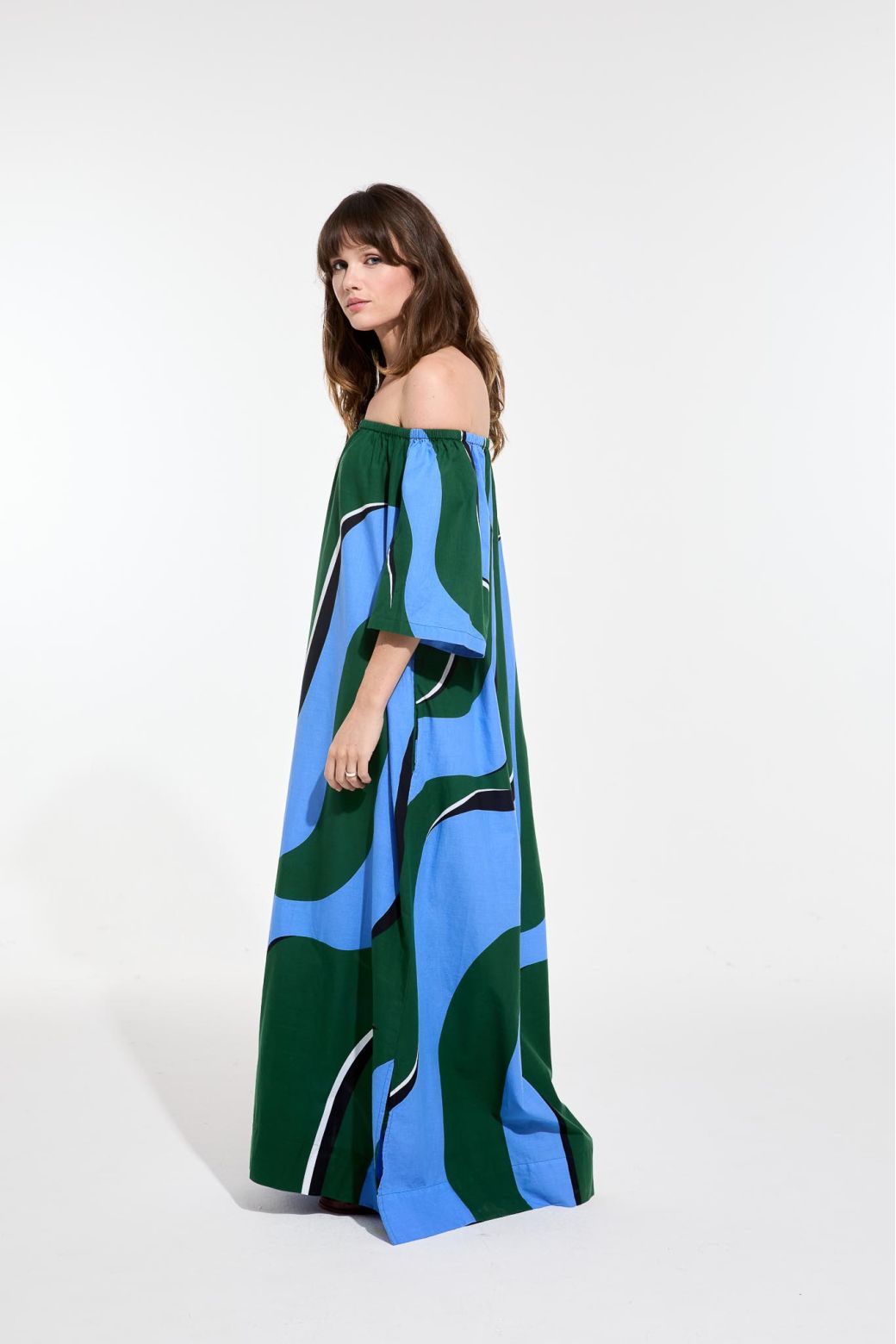 Palao Madone Dress in Teal, from Mapoesie - Image 2
