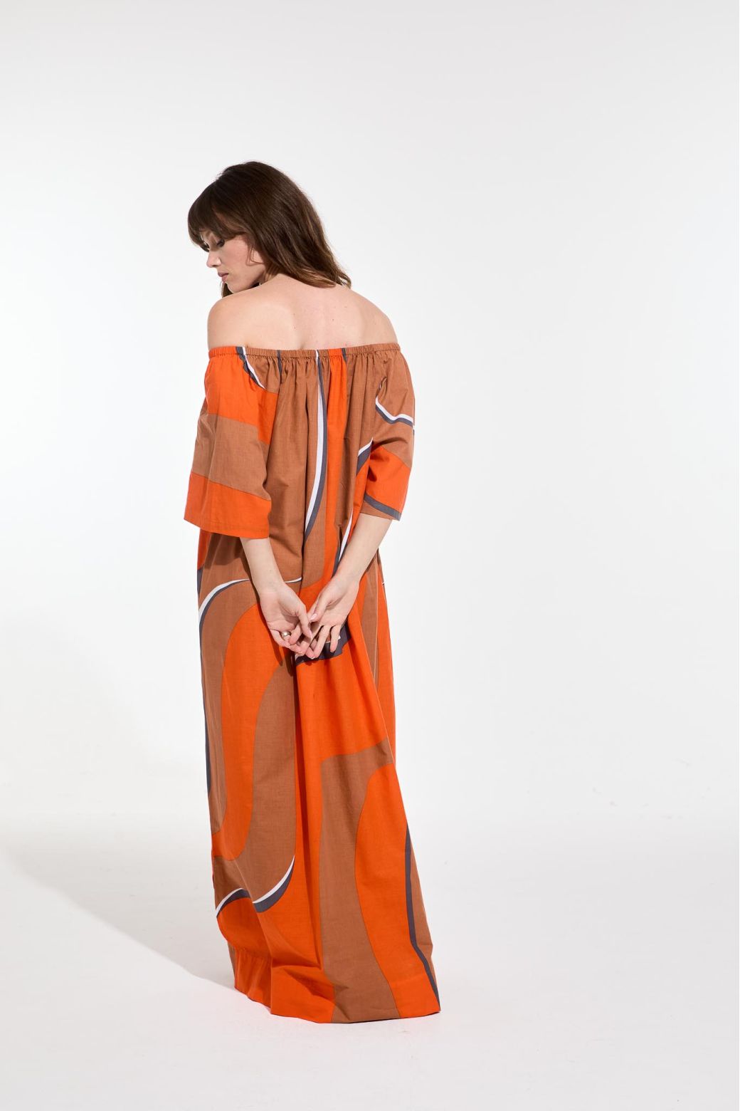 Palao Madone Dress in Vermilion, from Mapoesie - Image 2