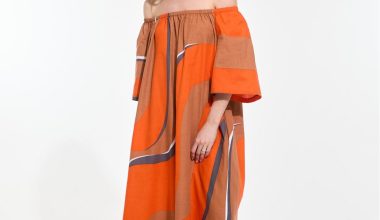 Palao Madone Dress in Vermilion, from Mapoesie