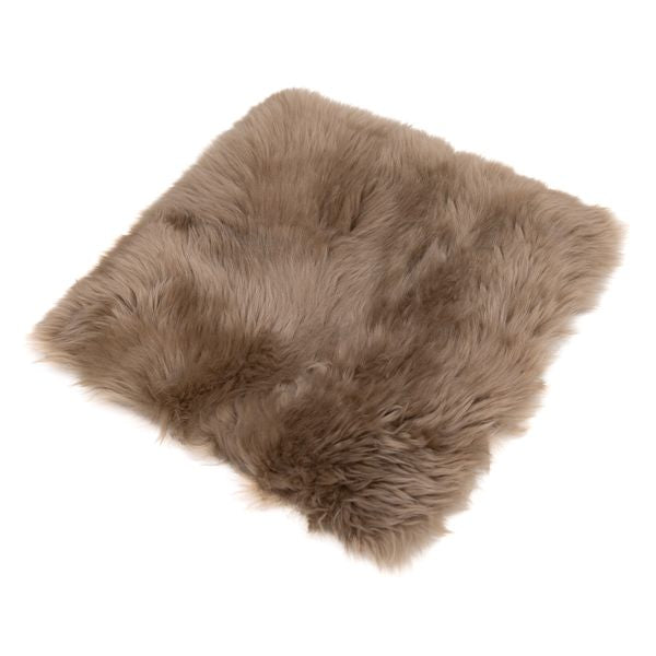 Long Wool Sheepskin Cover in Taupe - Image 2