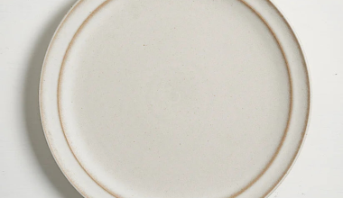 Large Pillar Plate in Oat, from Standard Affair