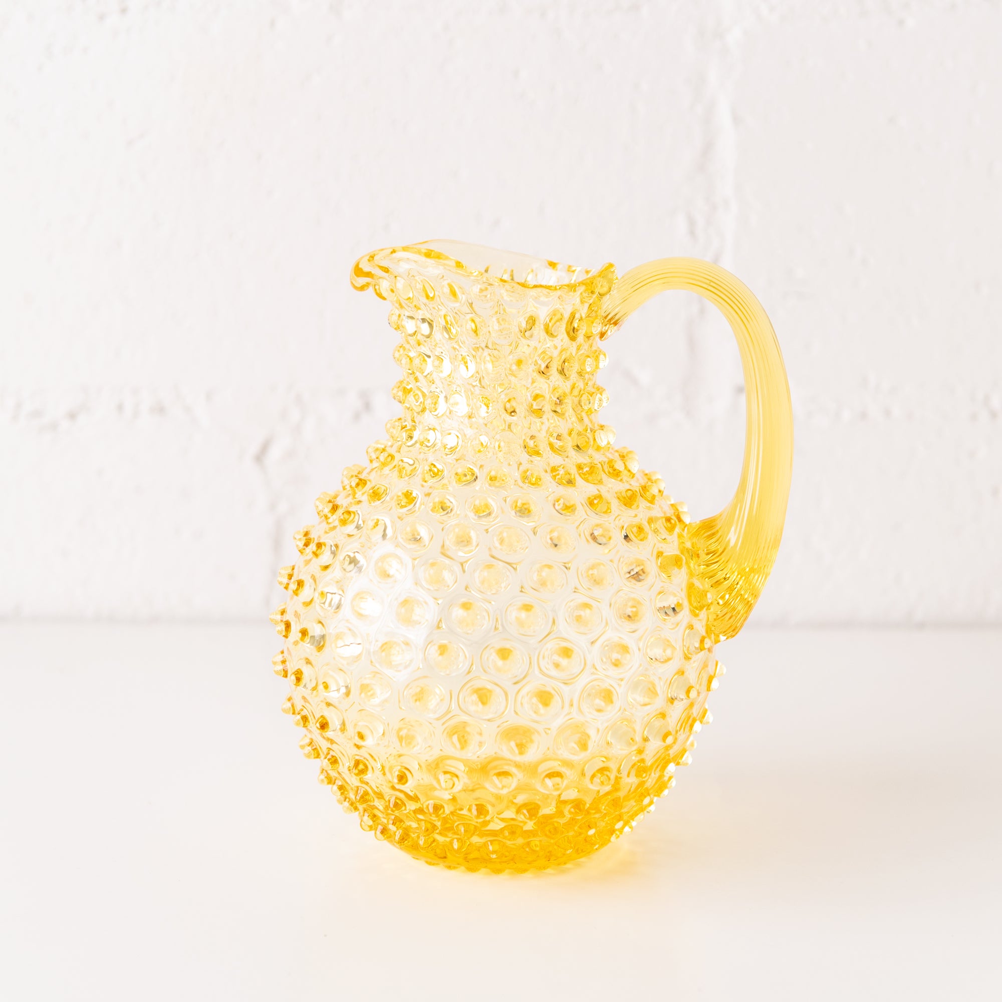 Paris Hobnail Jug in Citron