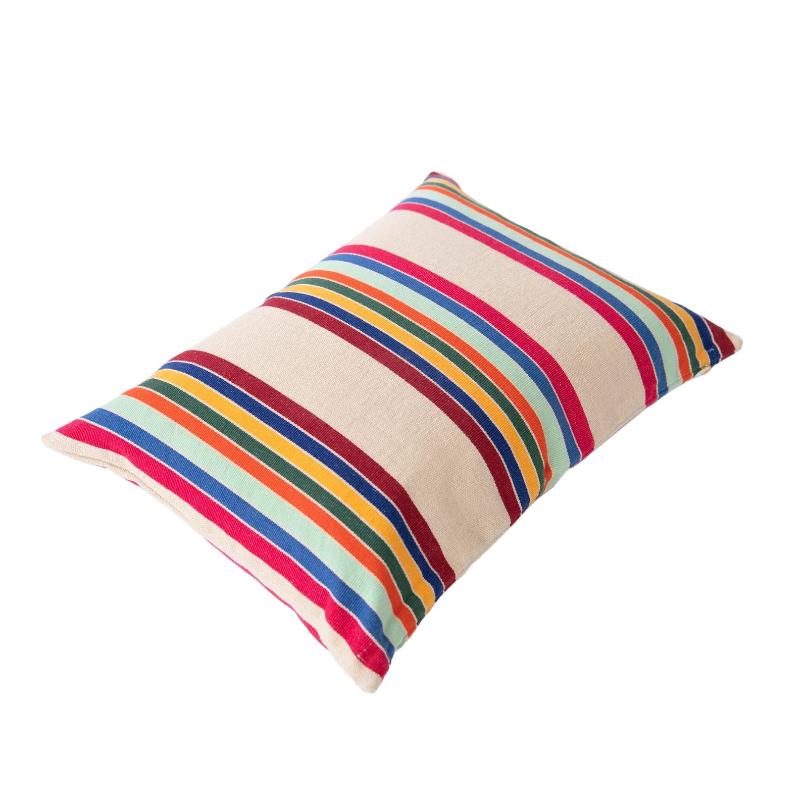 Pillow in Cranberry Stripe 14" x 20" - Image 2