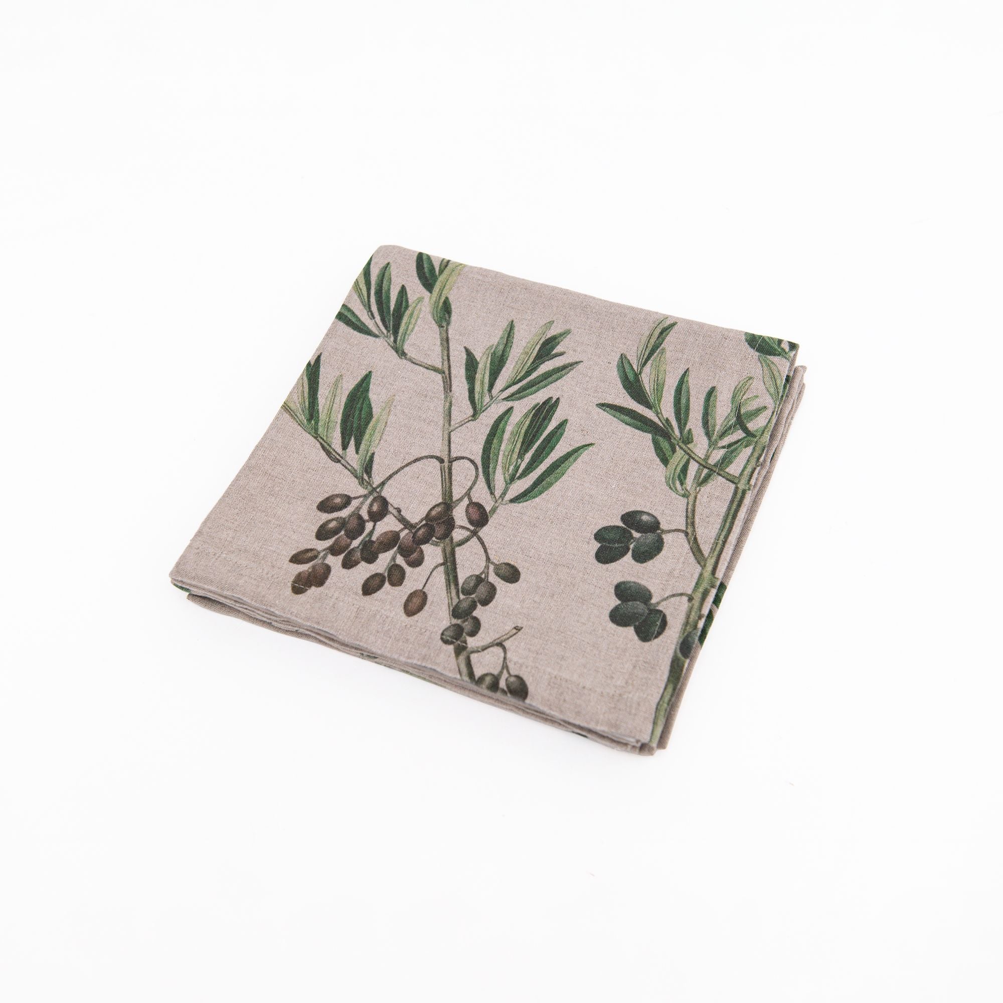 Set of 6 Olives Napkins, from Linoroom - Image 3