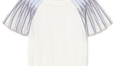 Radial Flared Sleeve Sweater, from Sita Murt