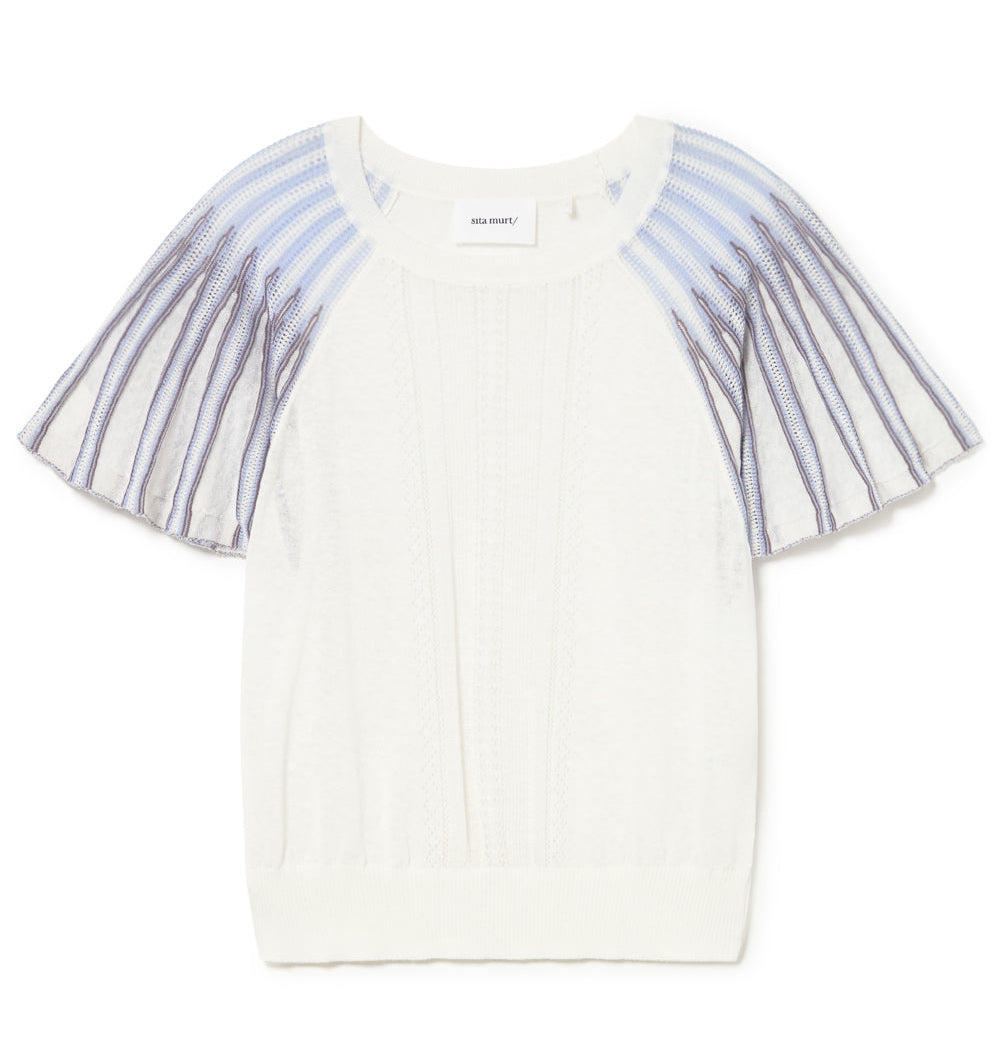 Radial Flared Sleeve Sweater, from Sita Murt