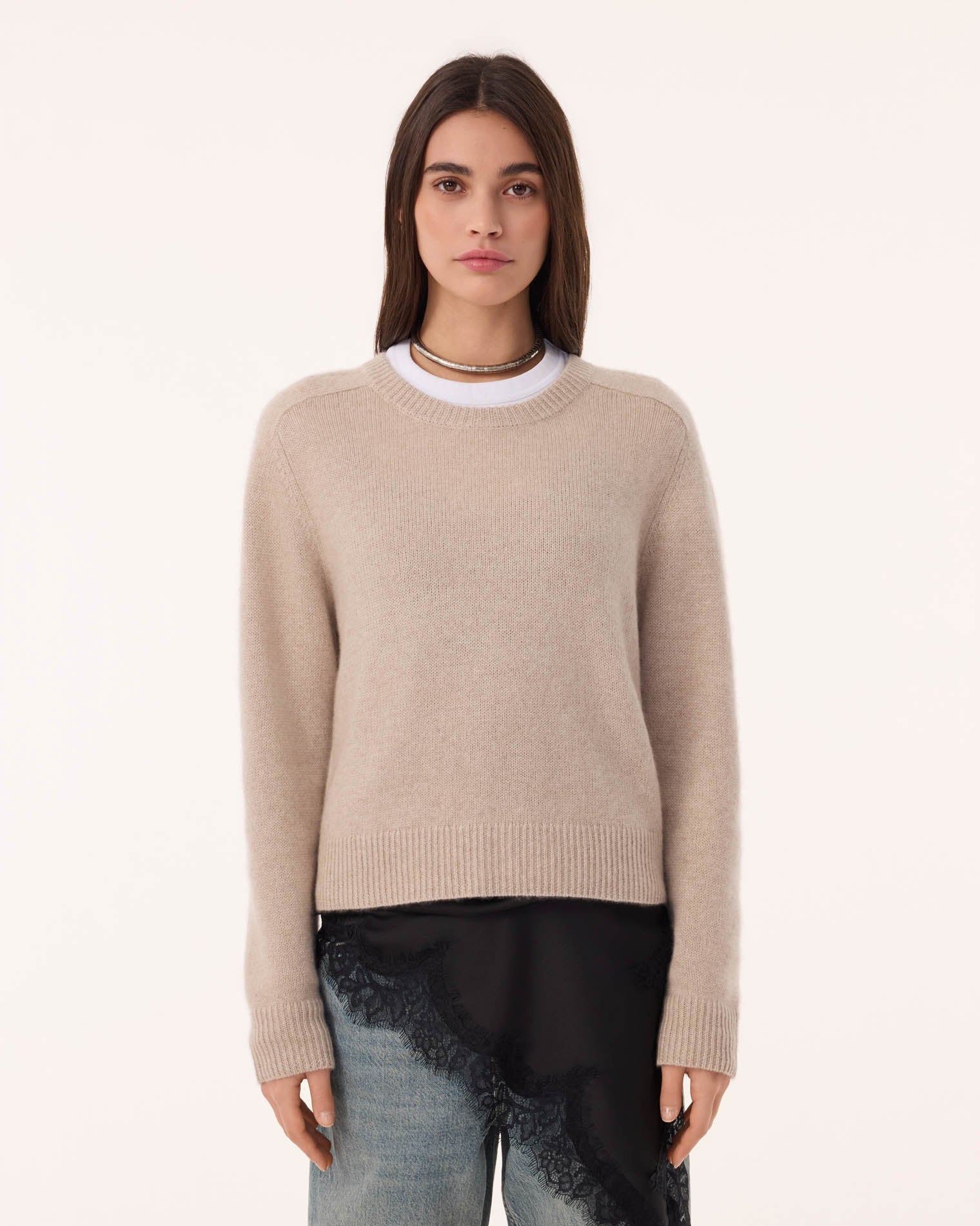 Caroline Sweater in Beige, from Kujten - Image 2