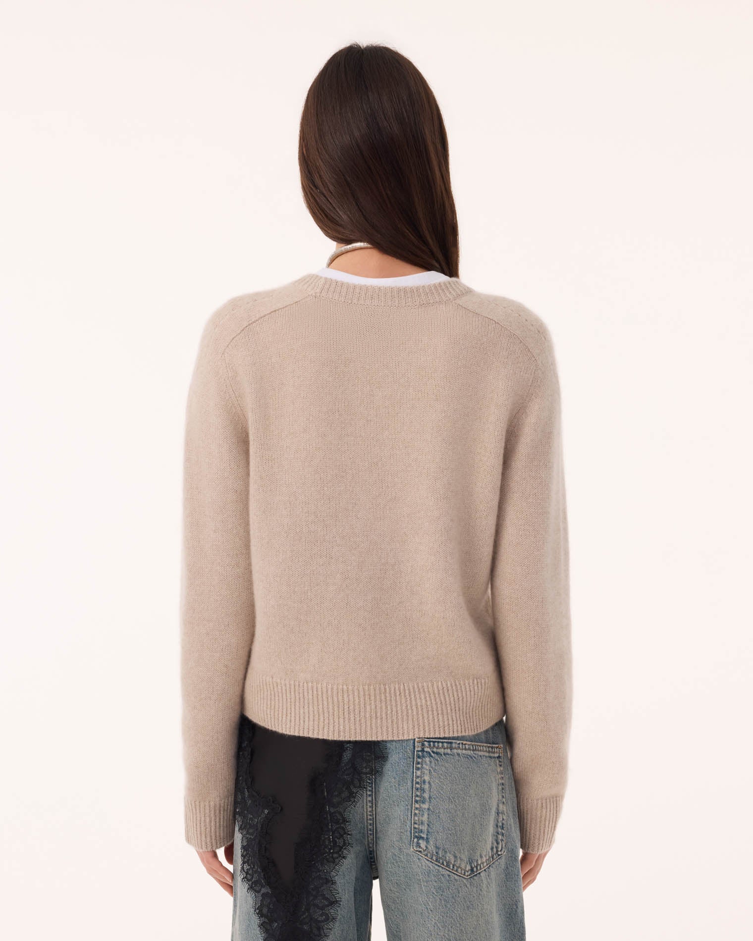 Caroline Sweater in Beige, from Kujten - Image 3