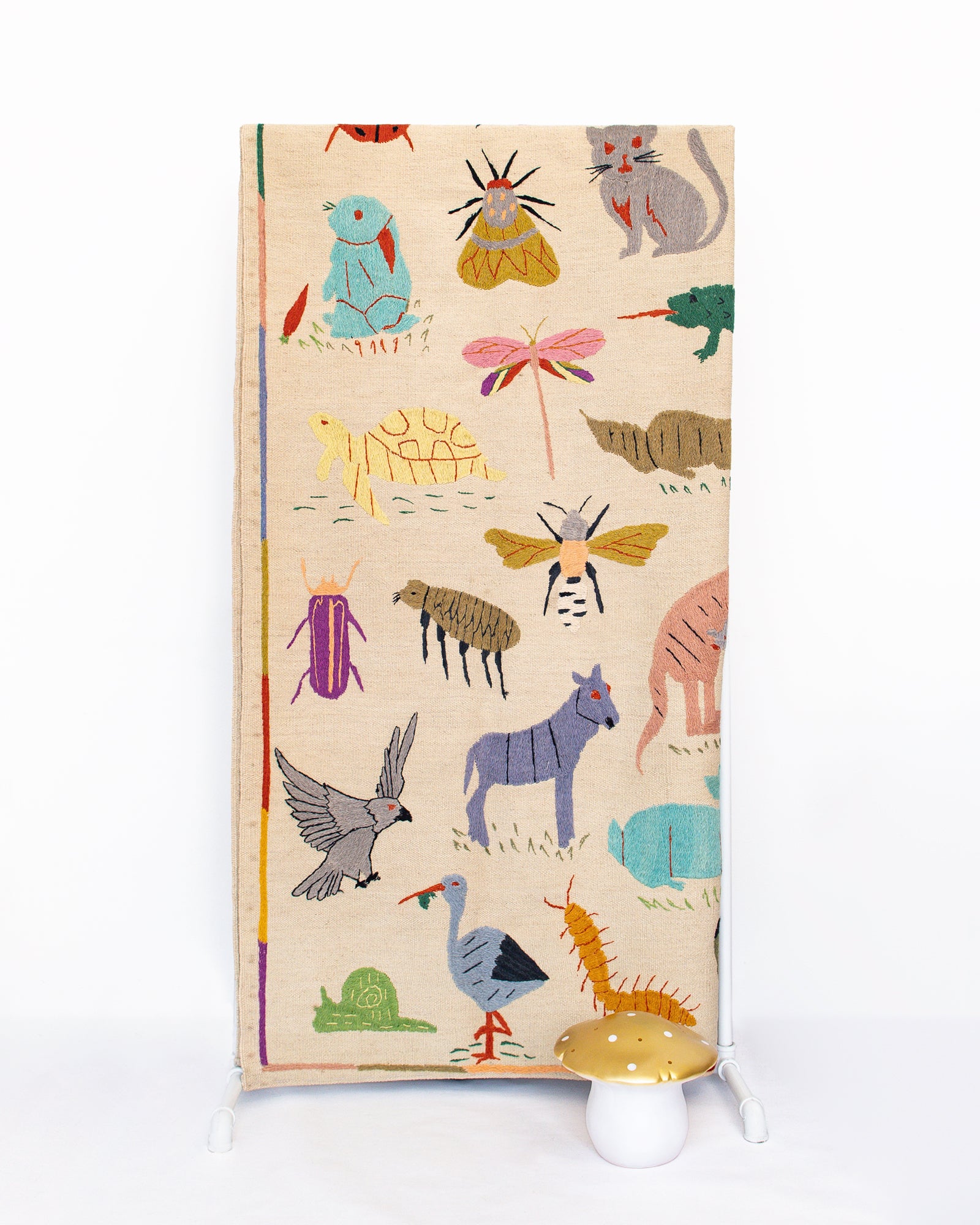 Animals 2 Suzani Kilim Rug - Image 3