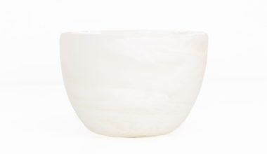 Small Deep Bowl in White Swirl, from Nashi Home