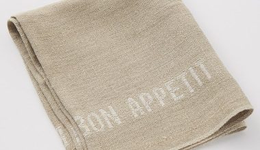 Bon Appetit Napkin / Placemat in White from Charvet Editions