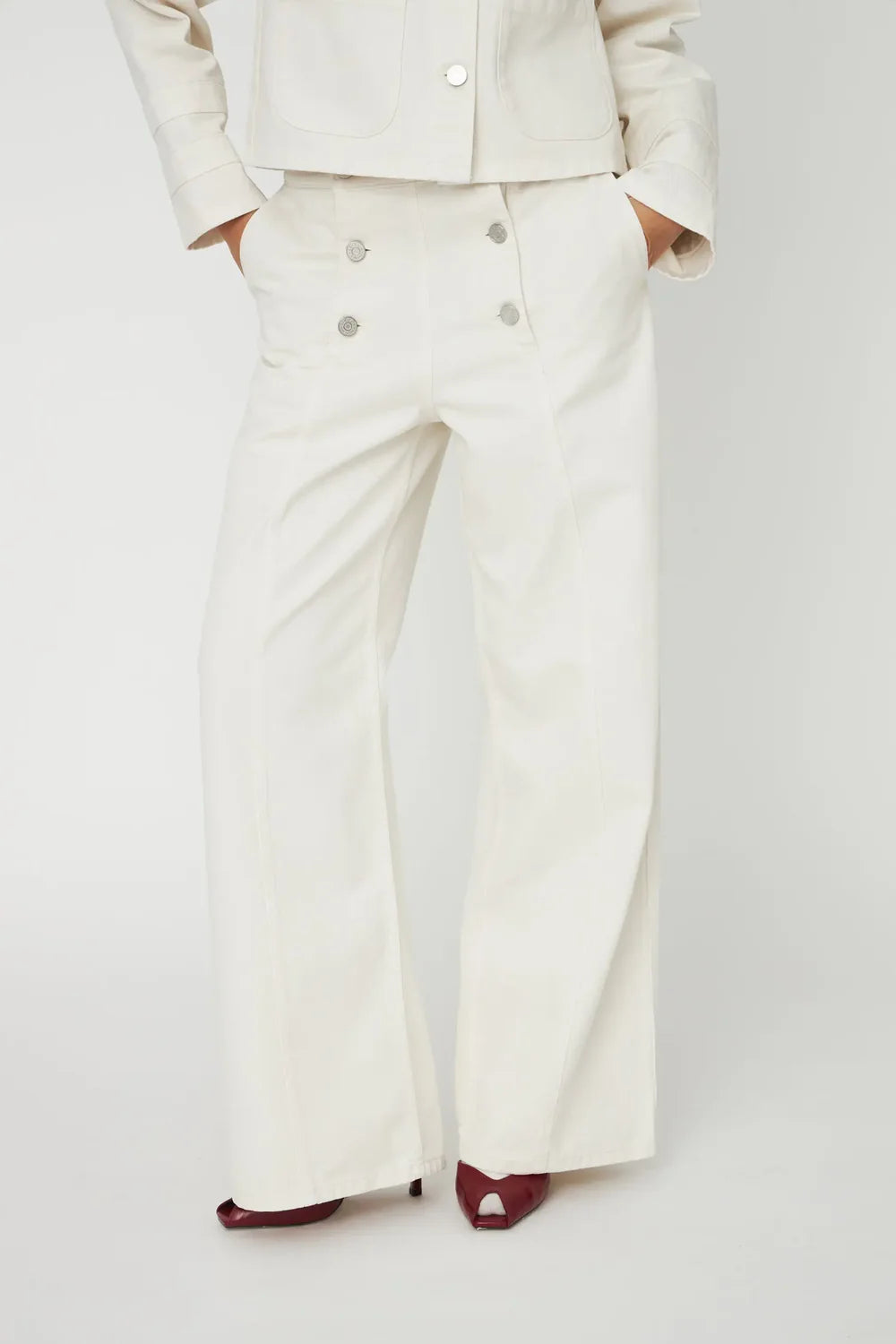 Sailor Pants in Almost White, from Stella Nova - Image 3