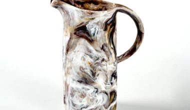 Classical Jug in Mocha Swirl, from Nashi Home