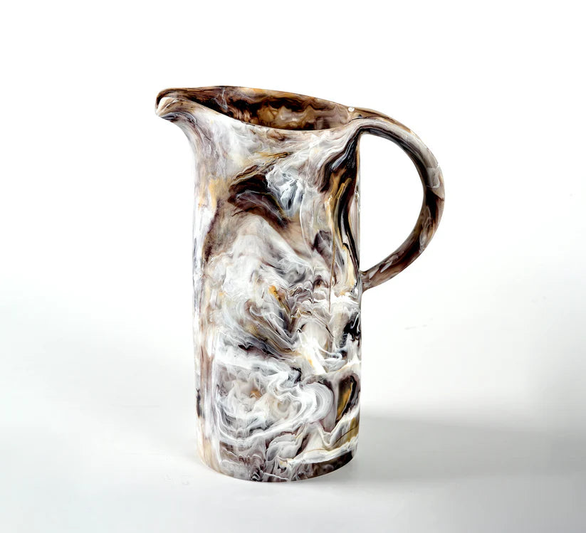 Classical Jug in Mocha Swirl, from Nashi Home
