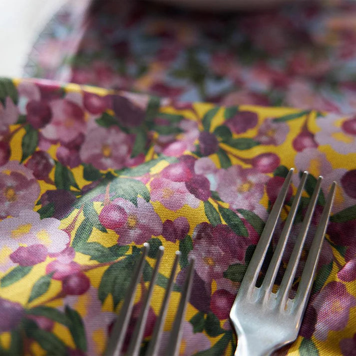 Set of Six Napkins in Romace is Dead Yellow, from Sophie Williamson Design - Image 9