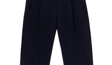 Tailored Masculine Pants in Navy, from Cordera