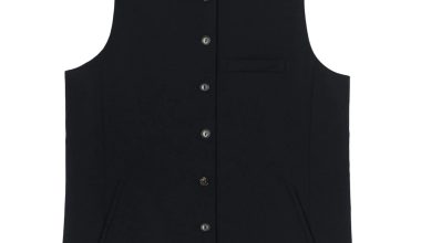 Tailored Vest in Navy, from Cordera