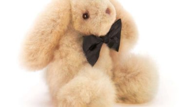 Milo Medium Rabbit in Champagne, from Weich Couture Alpaca
