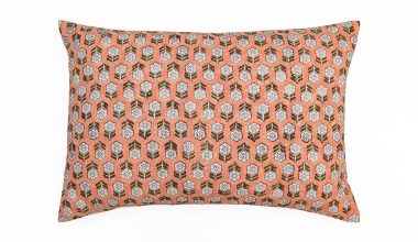 Tulsi Pillow in coral