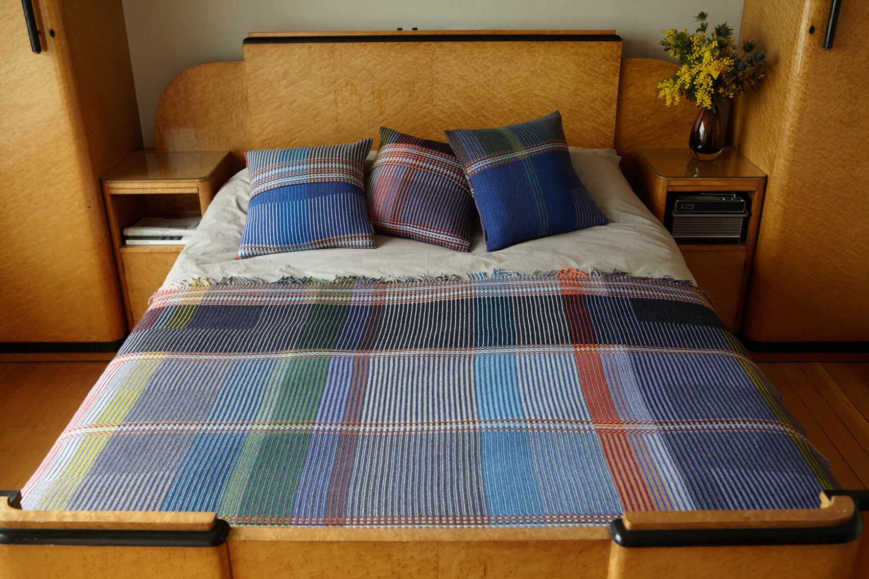 Calvert Pinstripe Throw, from Wallace Sewell - Image 5