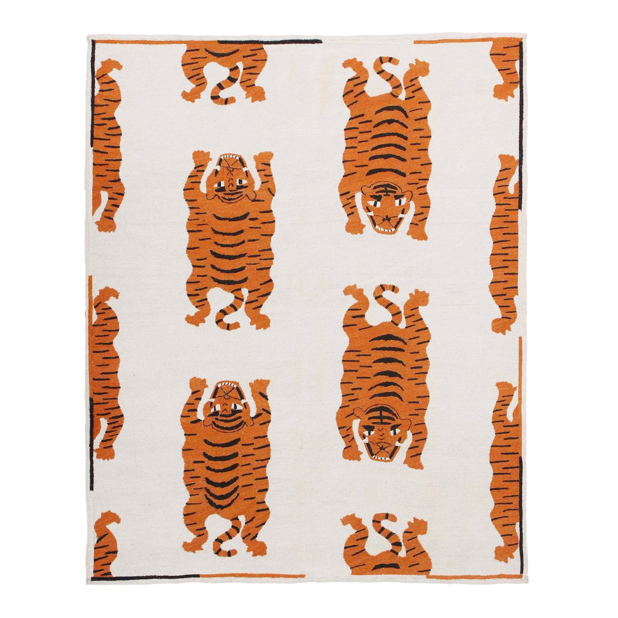 Tiger Suzani Kilim Rug