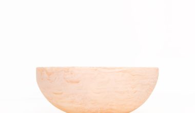 Medium Wave Bowl in Blush Swirl, from Nashi Home