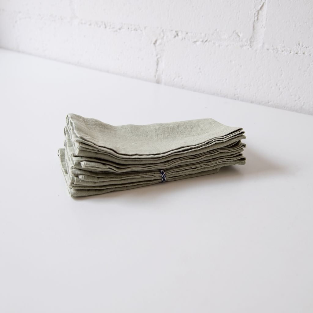 Sage Linen Napkins Set of 2, from Linen Tales - Image 3