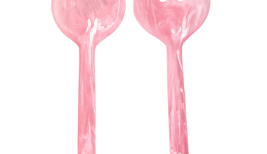 New Servers in Pink Swirl, from Nashi Home