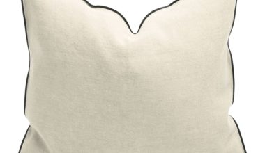 Stone Washed Creme Pillow 26x26, from Maison De Vacances