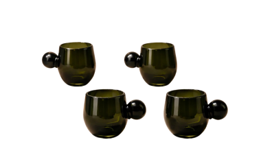 Potosi Set of 4 Glasses in Green