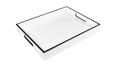 Reiko Tray in White and Black
