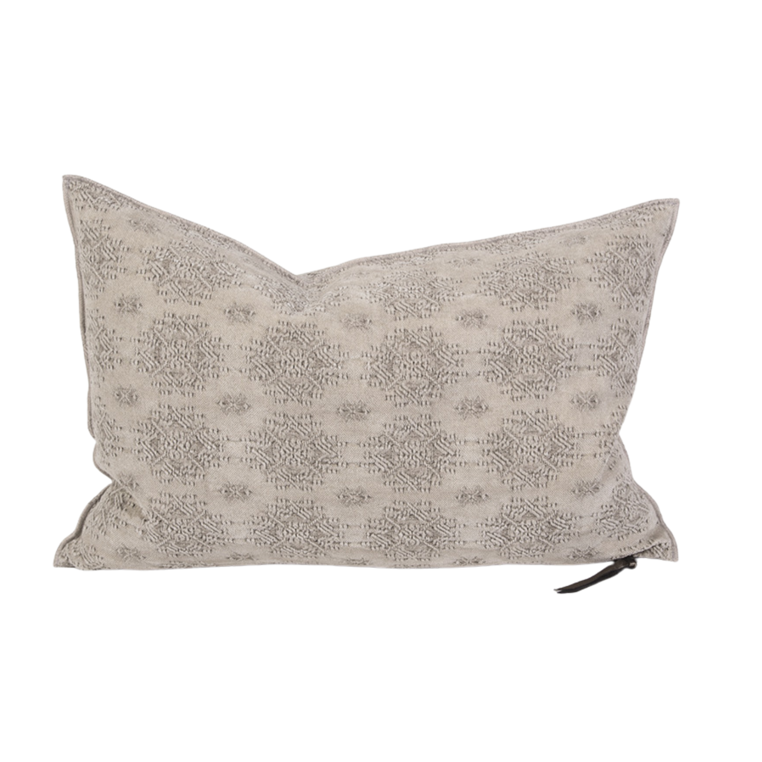 Kilim Jacquard Ciment Pillow 16x24, from Maison De Vacances