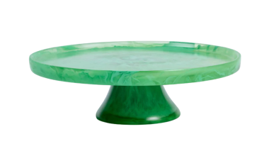 Footed Cake Stand in Peridot, from Nashi Home
