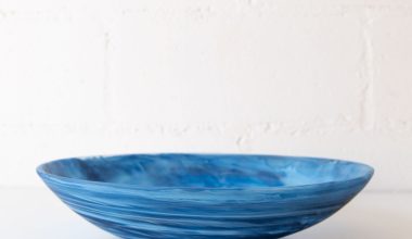 Large Everyday Bowl in Denim Swirl, from Nashi Home