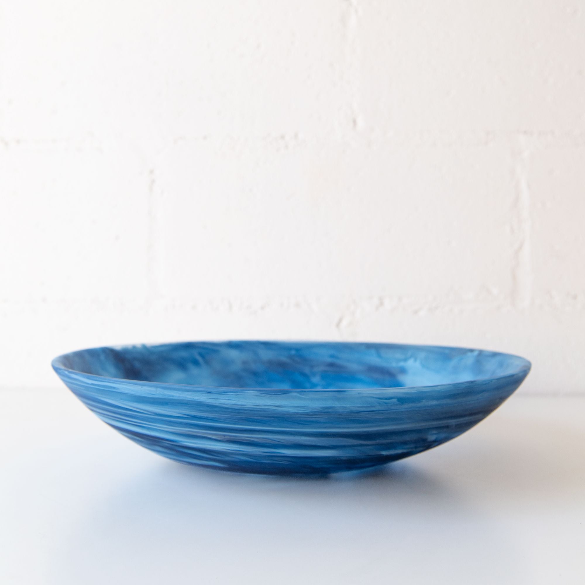 Large Everyday Bowl in Denim Swirl, from Nashi Home
