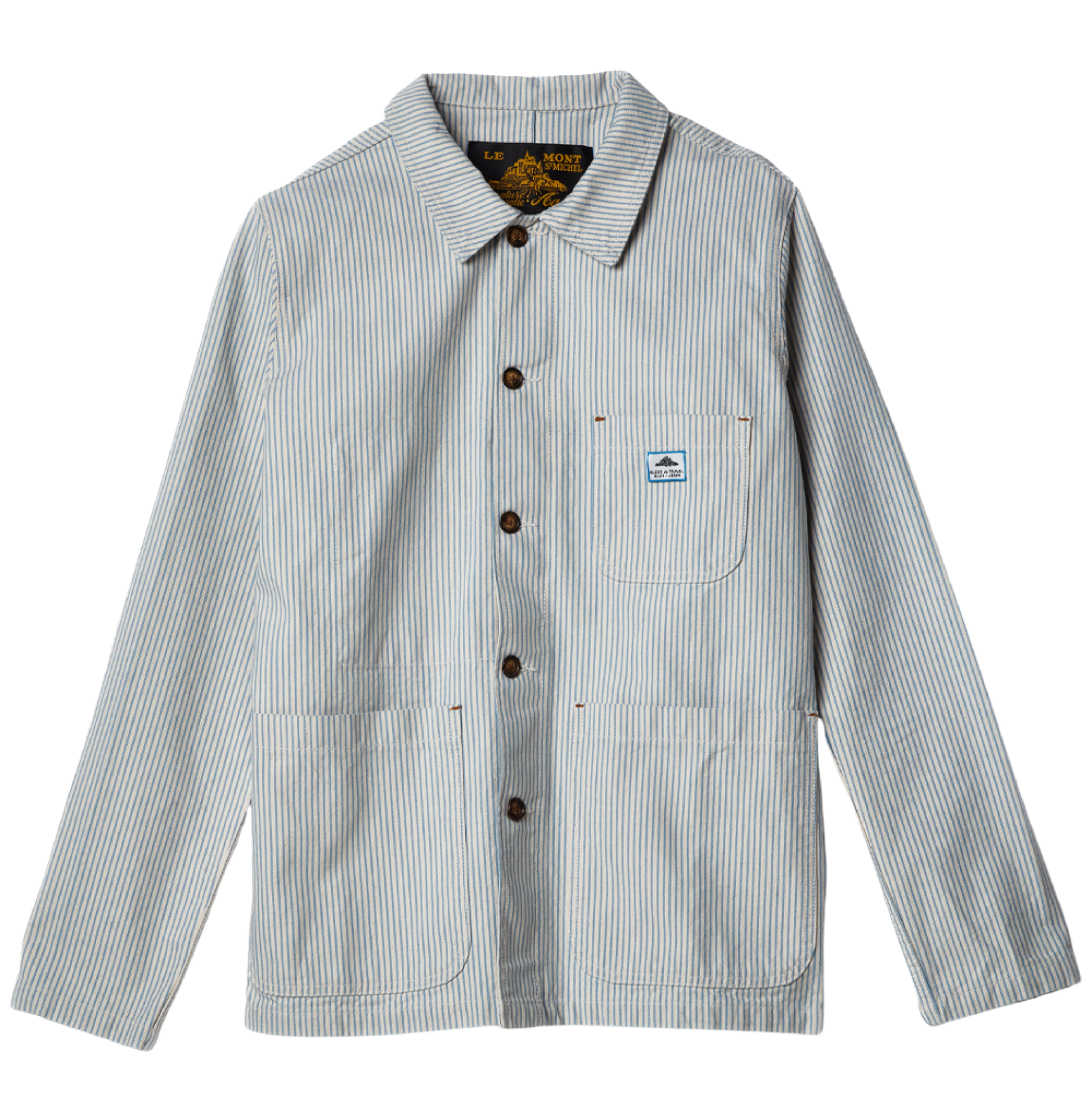 Vame Osk Jacket in Blue, from Le Mont Saint Michel