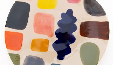 Mottle Stone Ceramic Platter, from Donna Wilson