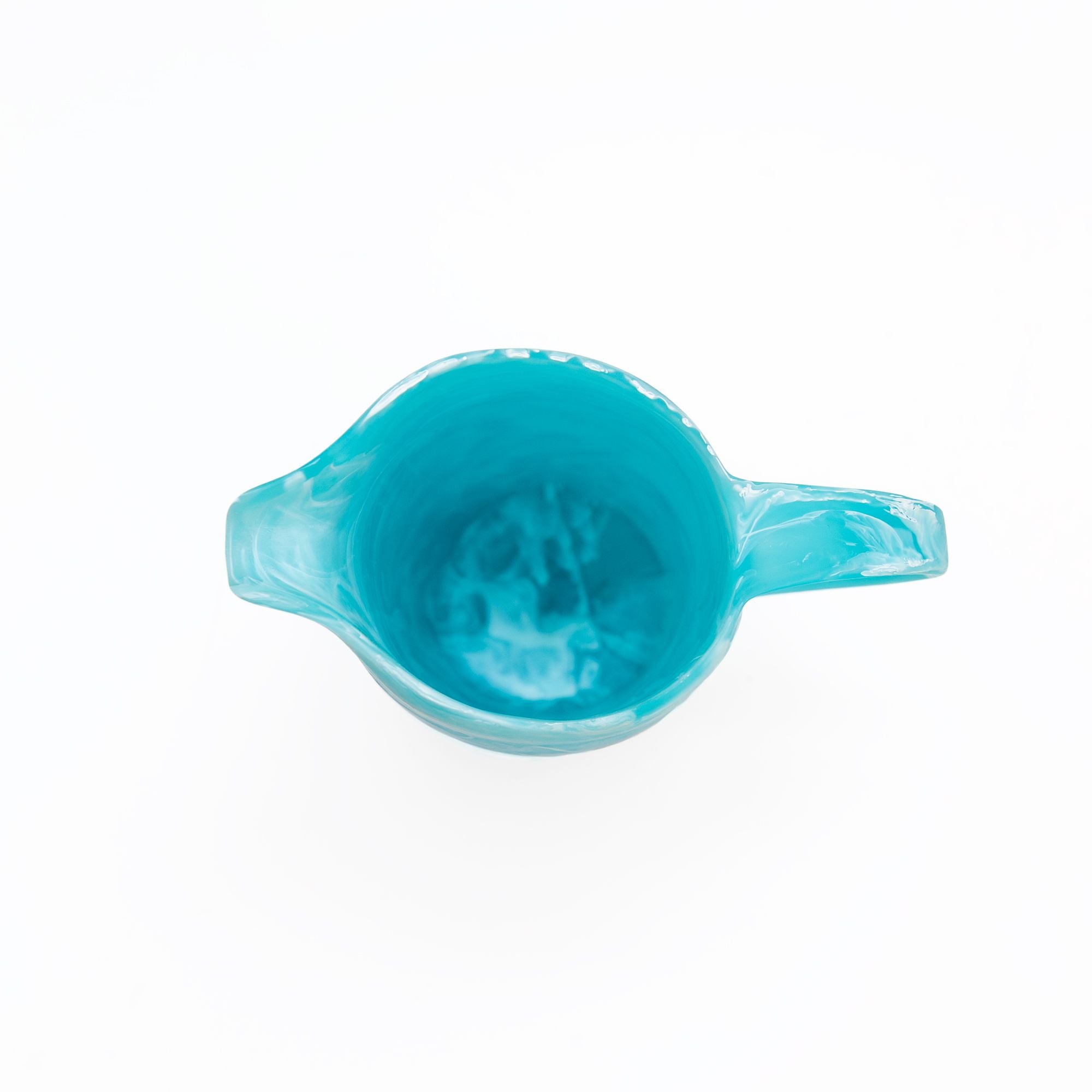 Classical Jug in Aqua Swirl, from Nashi Home - Image 3