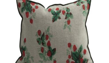 Wabi Sabi Les Fraises Pillow 20x20, from Maison de Vacances
